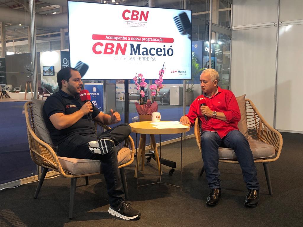 Entrevista Luiz Eduardo Taboada para CBN Maceió no Salão do Imóvel ADEMI 2023